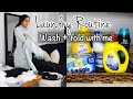 LAUNDRY ROUTINE | WASH & FOLD | ORGANIZE WITH ME | CLEAN WITH ME