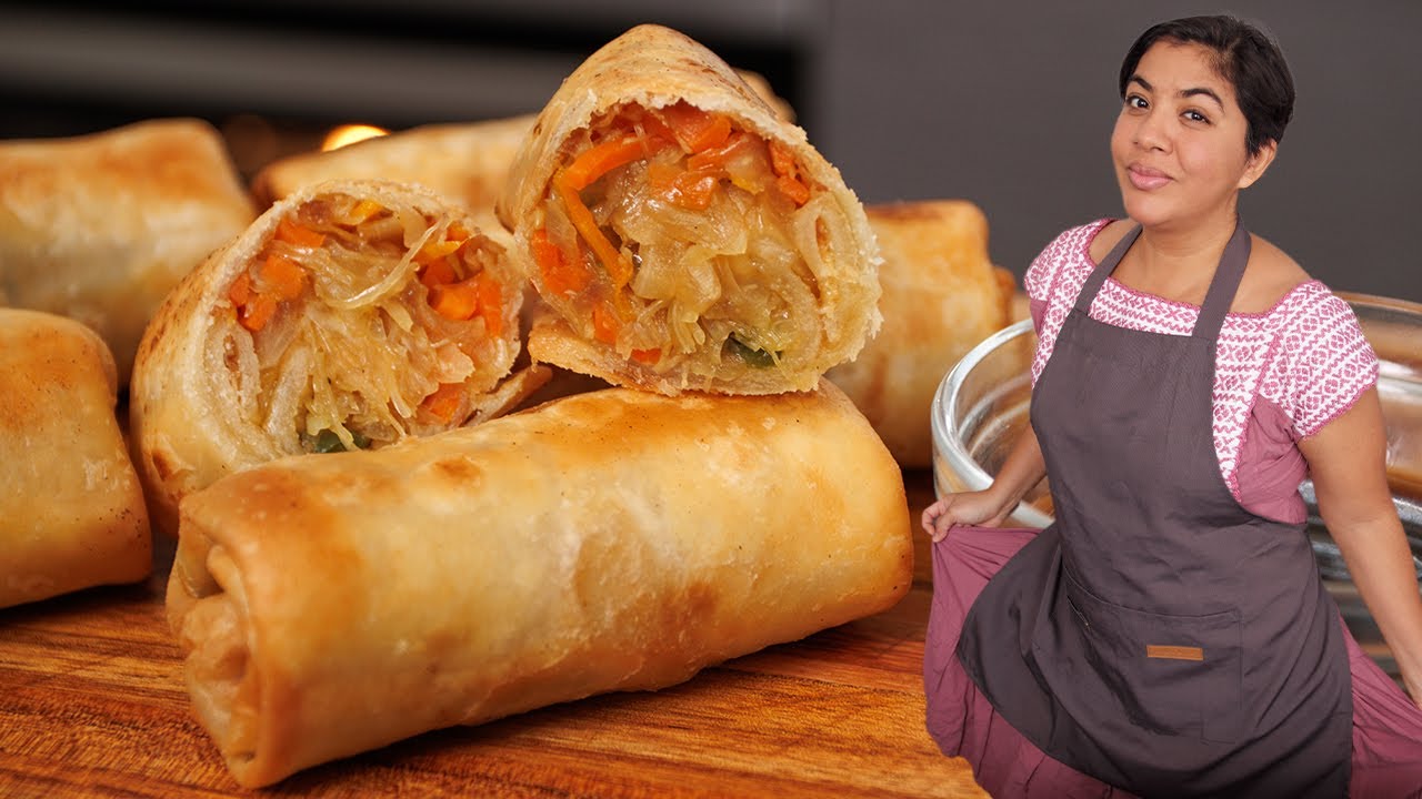 ¿Puedes hacer rollitos primavera con tortillas de harina FÁCILMENTE?