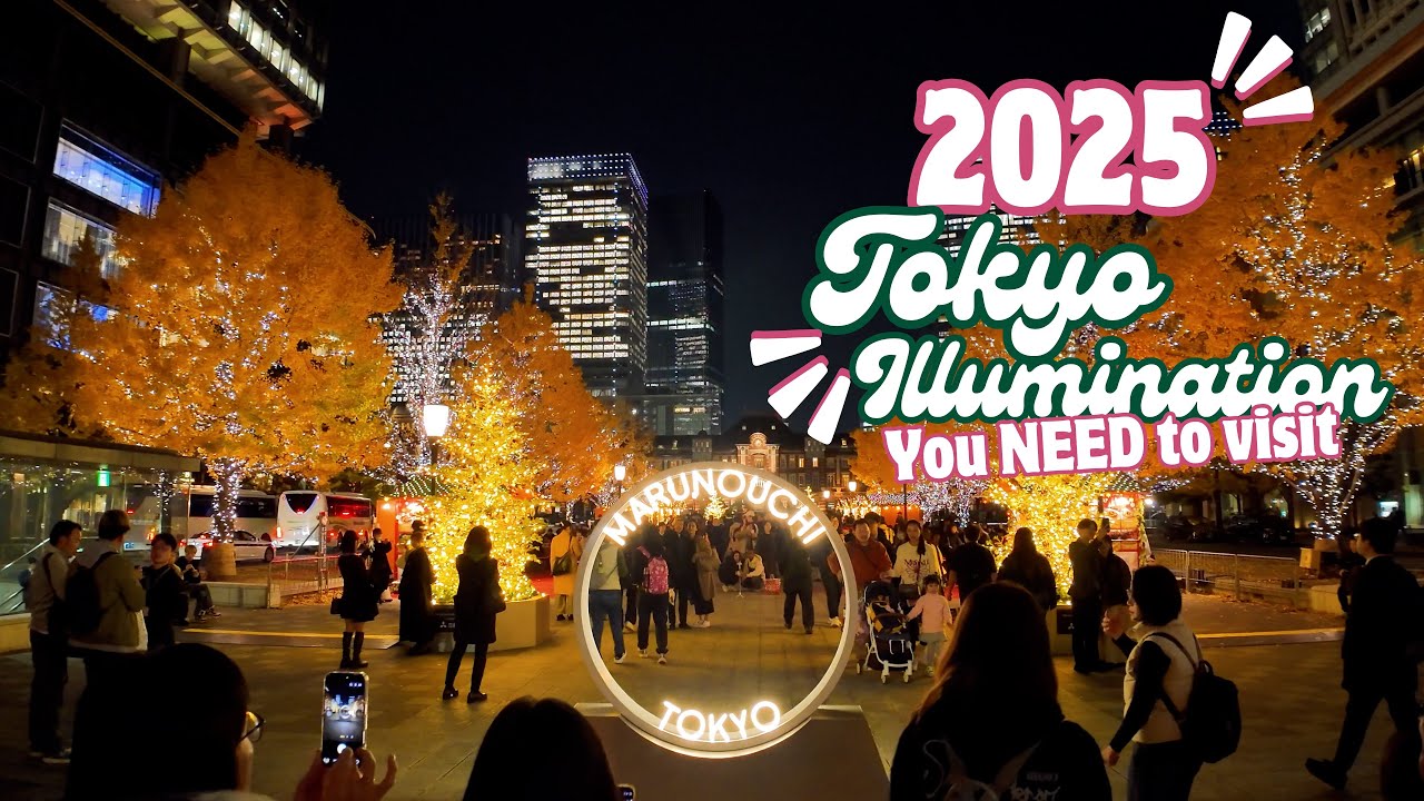 Tokyo Christmas Light 2025 | Hidden Tokyo Christmas Magic! KITTE Tree + Market + Rooftop View 🎅✨