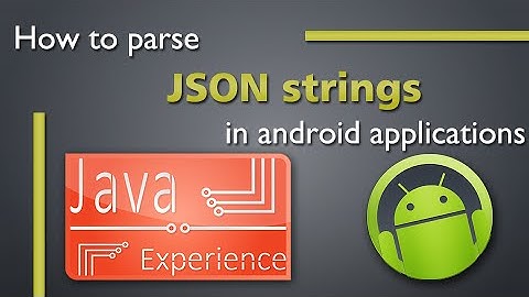 JSON parsing in Android Application Tutorial