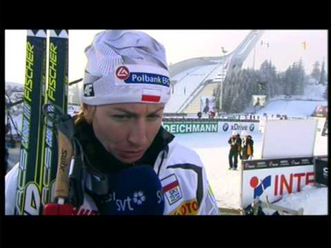 Justyna Kowalczyk interview after 10km in Olso 201...