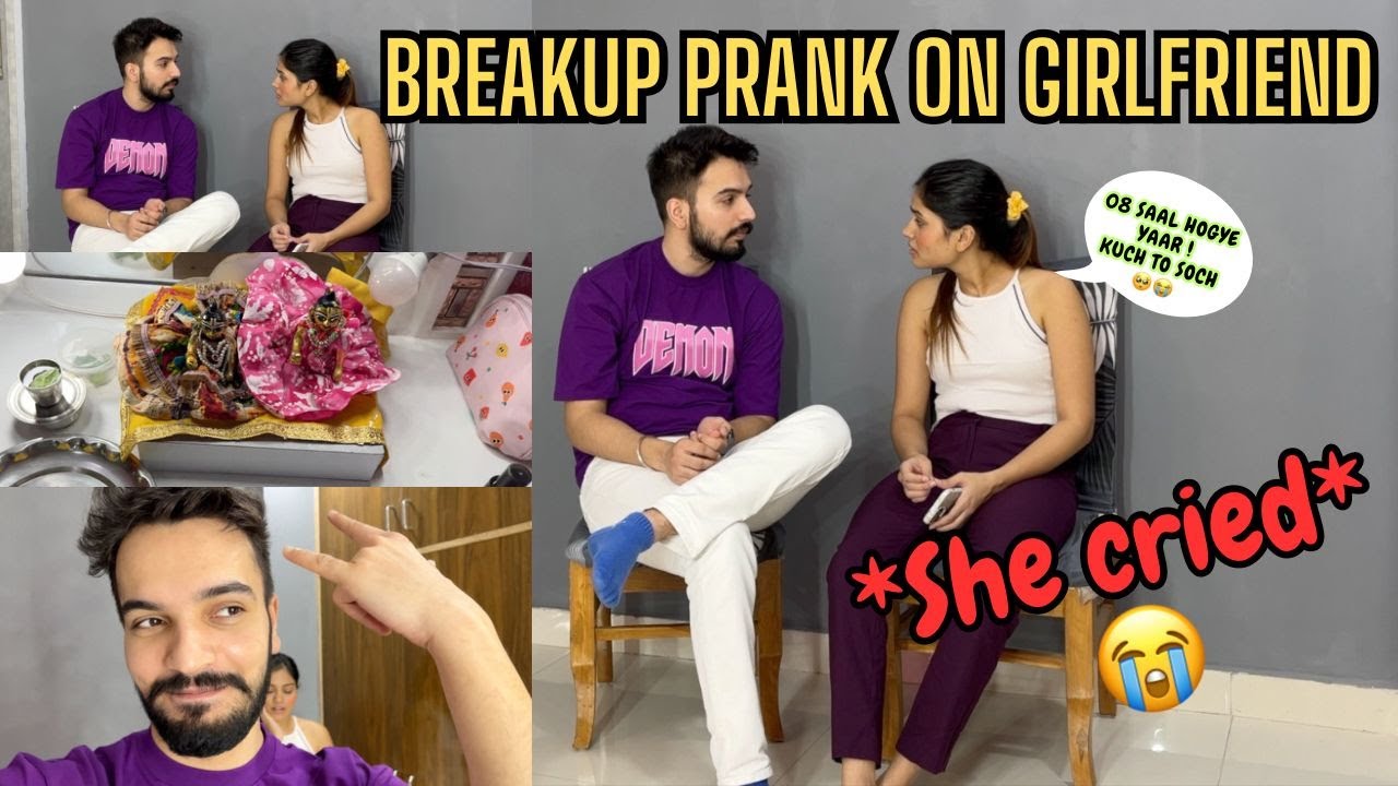 BREAKUP PRANK ON GIRLFRIEND😍 SHE *CRIED* | SIMARR6000