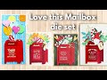 4 Cards with Parcel and Post MailBox Die set/ SpellBinder Sale Haul