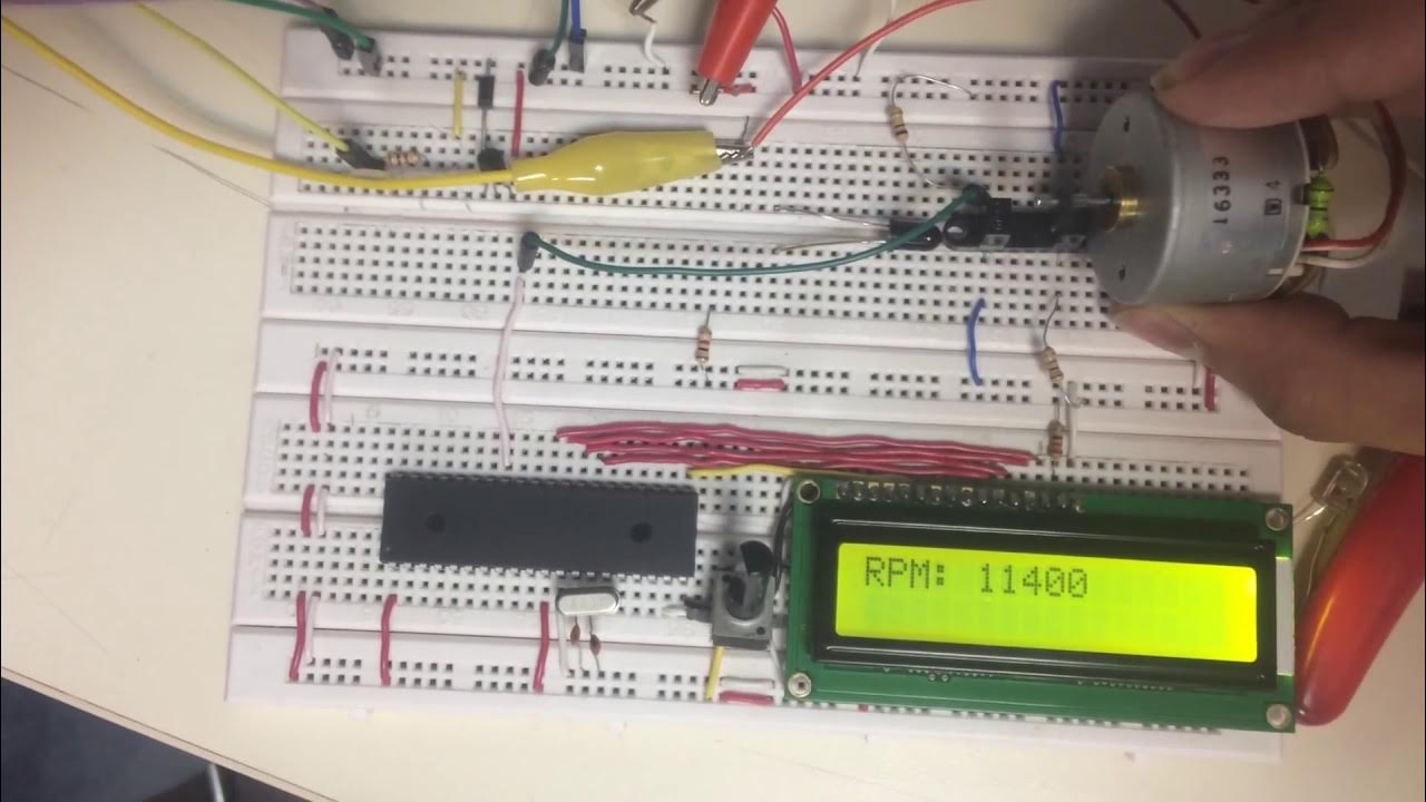 Contador RPM con PIC 16f877a y LCD16x2 - YouTube