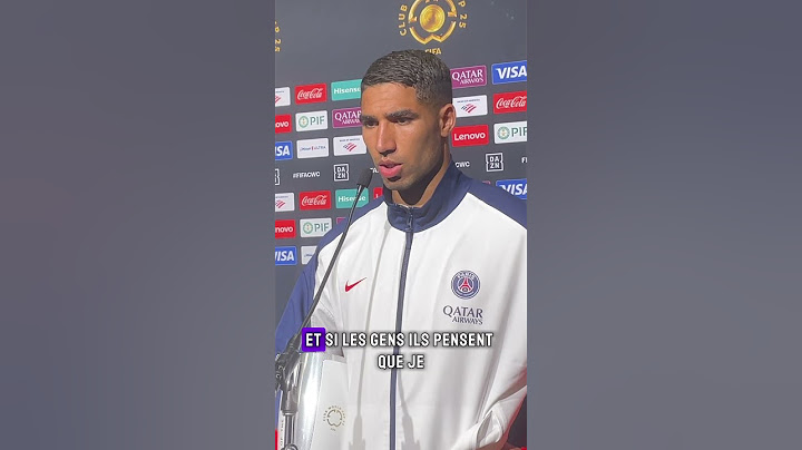 🏆🇲🇦Achraf Hakimi évoque le Ballon d’Or après son nouveau but contre Seattle