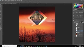 Photoshop Tutorials-Geometric Shape Effect