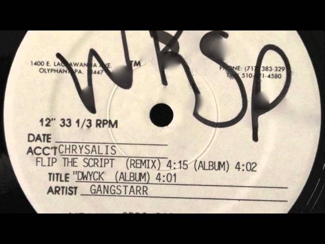 Gang Starr - Flip the Script - YouTube