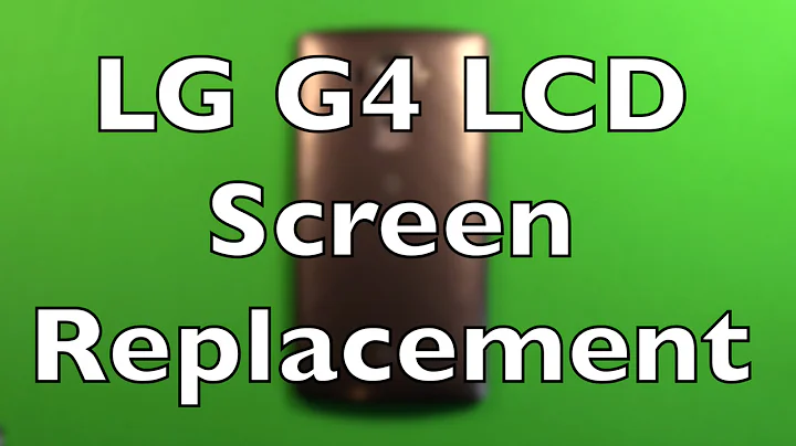 LG G4 Screen Replacement Repair How To Change