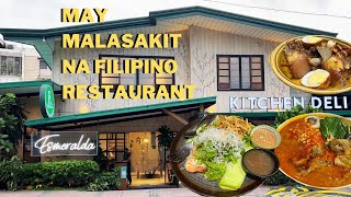 Filipino Comfort Food Esmeralda Kitchen Magandang Dalahan ng Buong Pamilya at mga Balikbayan