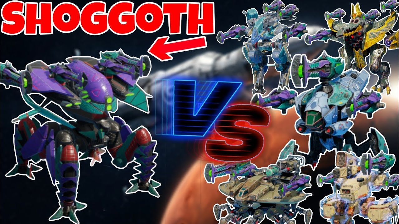 🔥New Shoggoth Vs All Robots Comparison Face-Off - War robots test server - Mighty spector