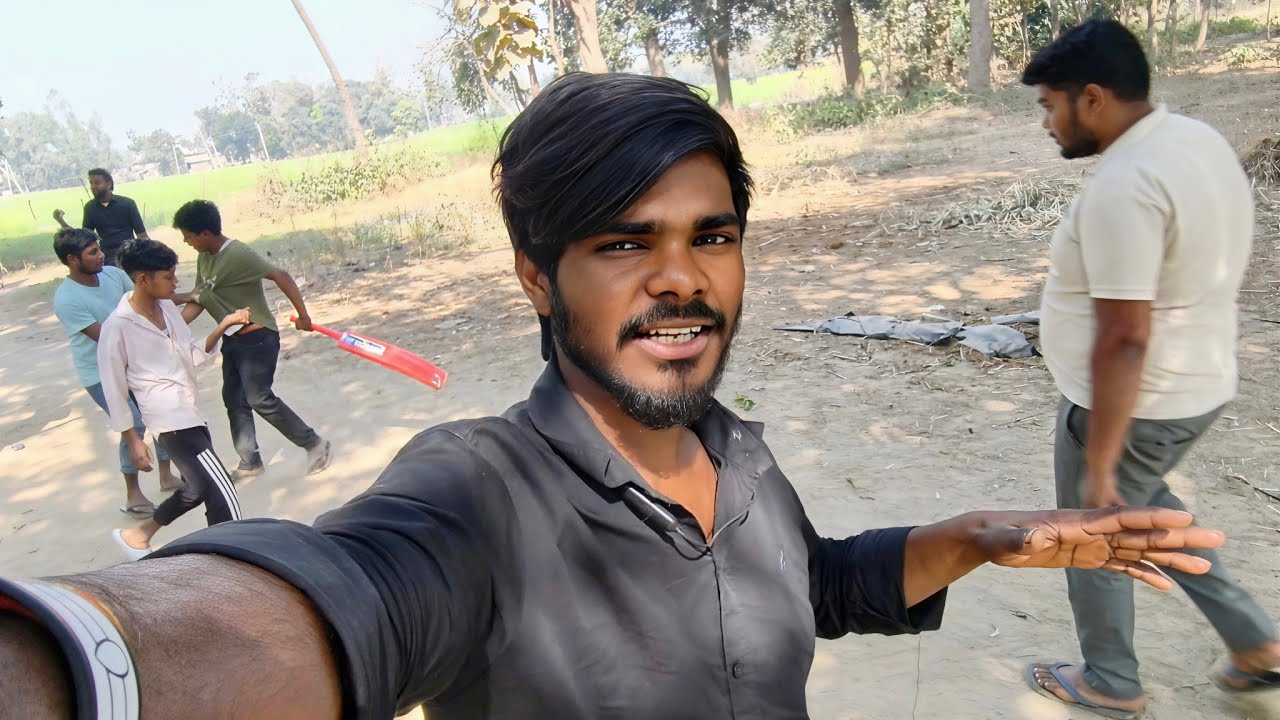 First Time Cricket khelne a gaye 😄😍