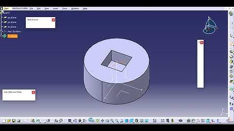 CATIA PAD, POCKET, HOLE, FEATURES