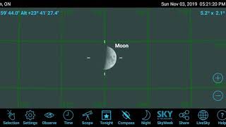Moon Angle November 3rd