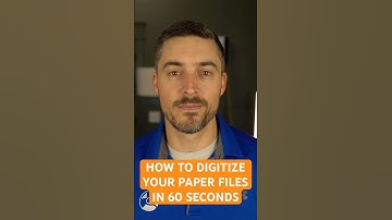 How to Digitize Your Paper Files in 60 Seconds