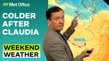 Weekendweer 13-11-2025 – Wat nu na storm Claudia? – Weersverwachting van het Britse Met Office