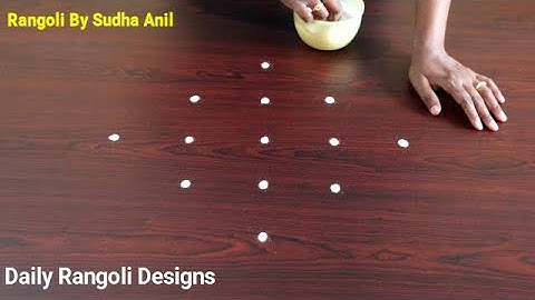 Simple Pongal Pot Kolam With 5*1 Dots | Cute Sankranthi Bhogi Kundala Muggulu |Festival Rang Rangoli