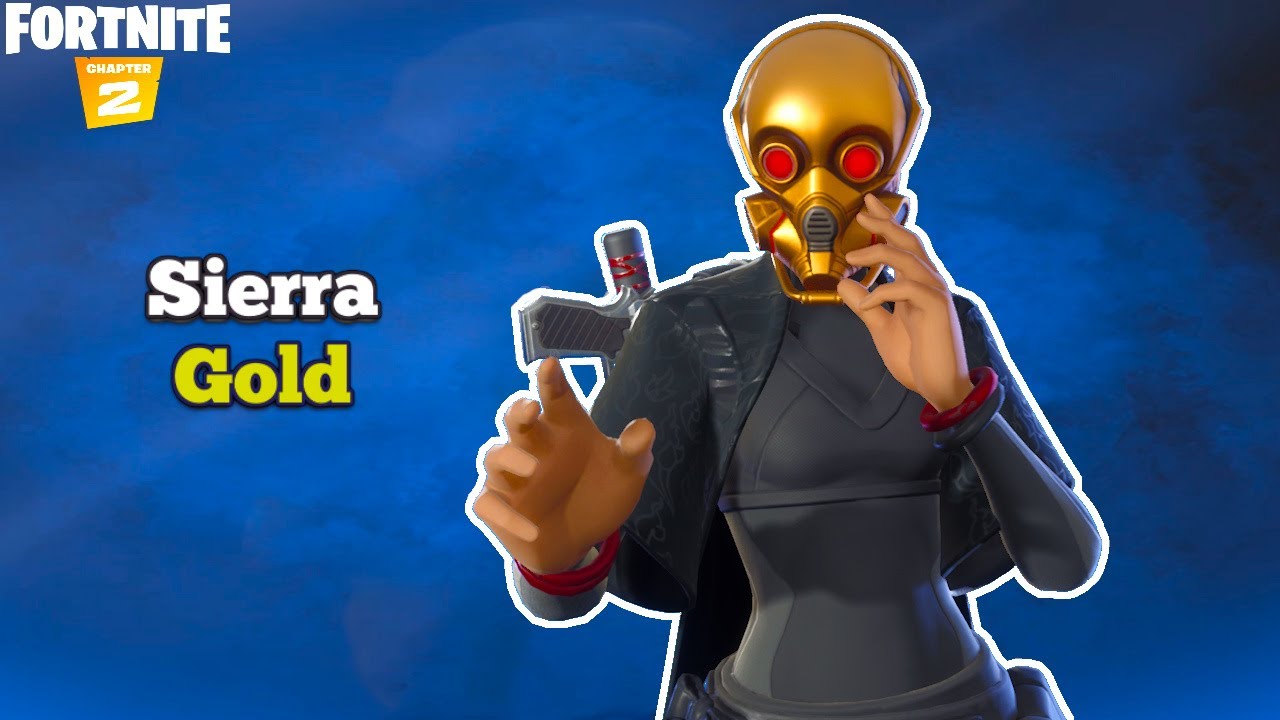 *NEW* SIERRA GOLD STYLE SKIN GAMEPLAY FORTNITE CREW PACK BUNDLE THE