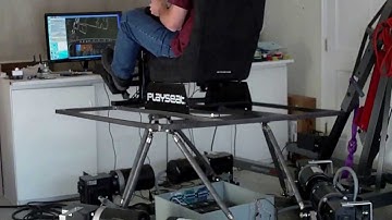 6DOF platform calibration testing 1 (stabilized video)