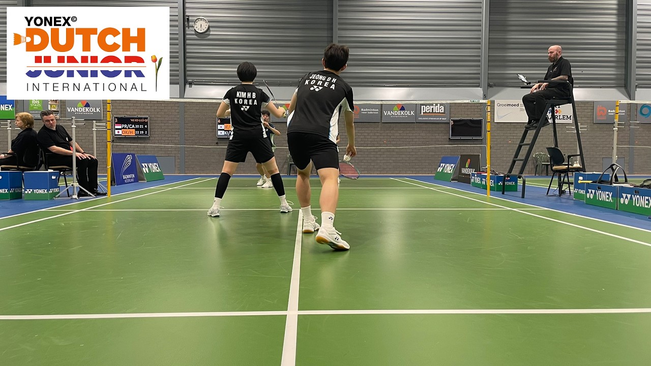 Quarter-finals court 4, February 28, Yonex Dutch Junior International 2026