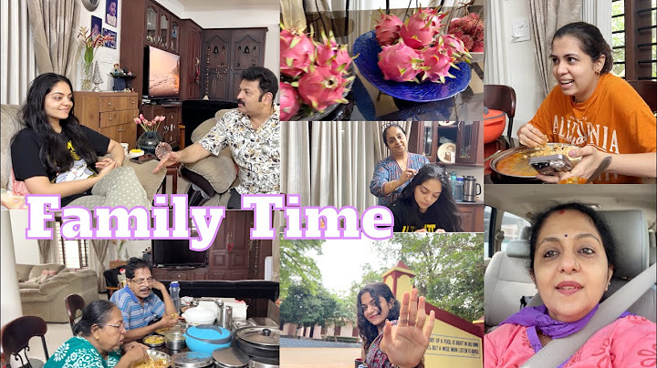 Family time  | Sindhu Krishna