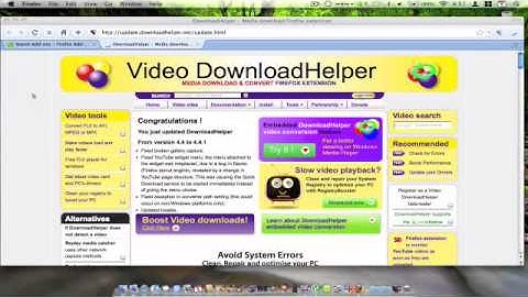 Download Web Videos with Video DownloadHelper
