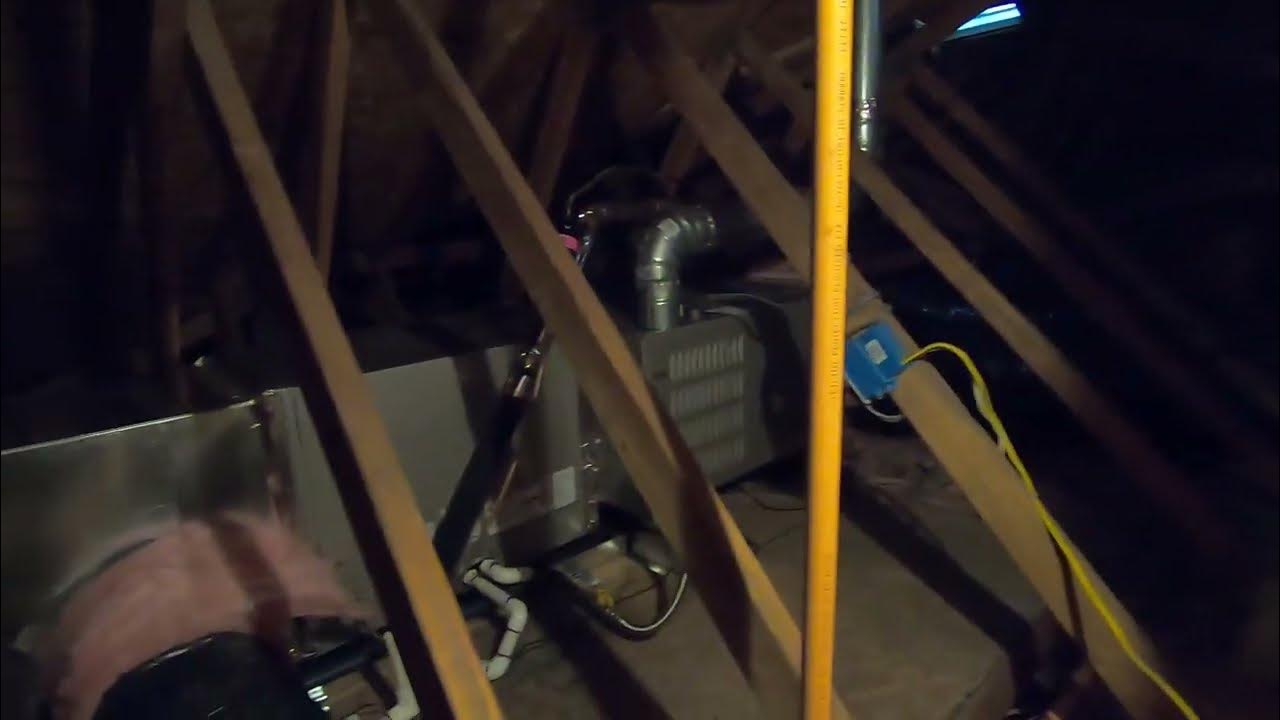 How to install Carrier variable speed furnaces in an attic. YouTube