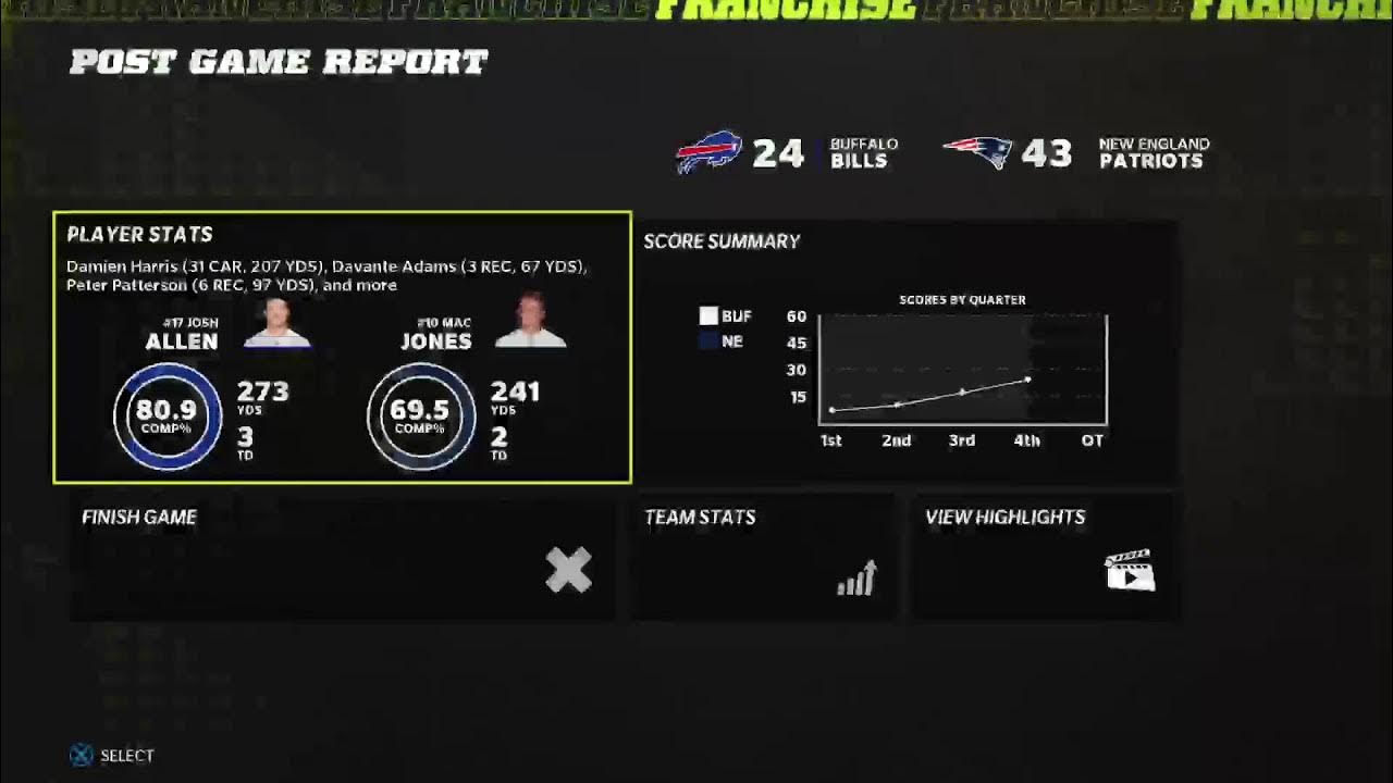 2025 Week 10 Bills Patriots YouTube