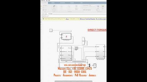 DIRECT TORQUE CONTROL DTC OF INDUCTION MOTOR - SIMULINK SIMULATION