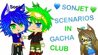 Sonjet Couple Scenarios Sonic Otp Gacha Club