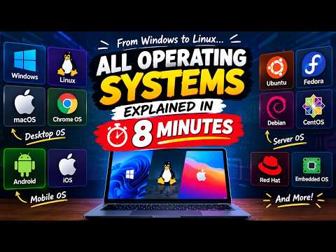 Understand all Operating System in 8 minutes!