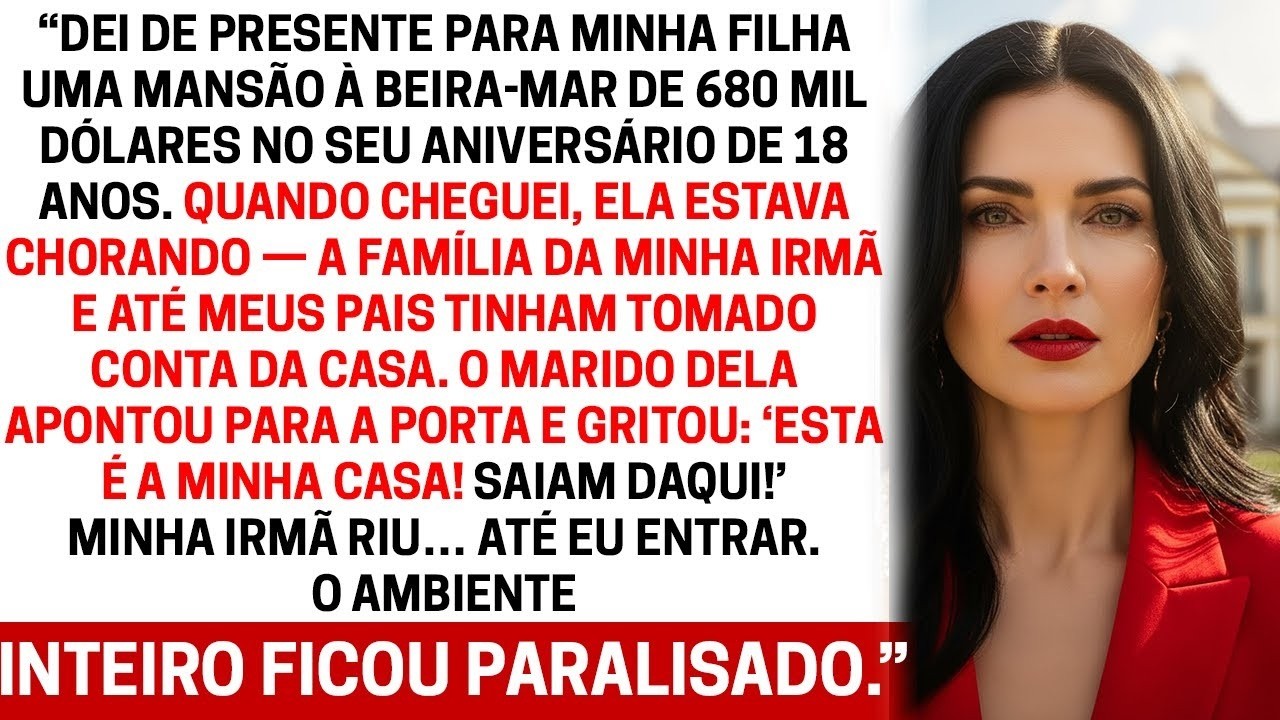 Era para ser o aniversário de dezoito anos da minha filha, e eu ia entregar a ela as chaves de uma mansão à beira-mar avaliada em 680.000 dólares. Mas vinte minutos antes da festa, descobri que...