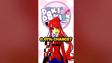 The RAREST Glitches | Doki Doki Literature Club #anime #shorts