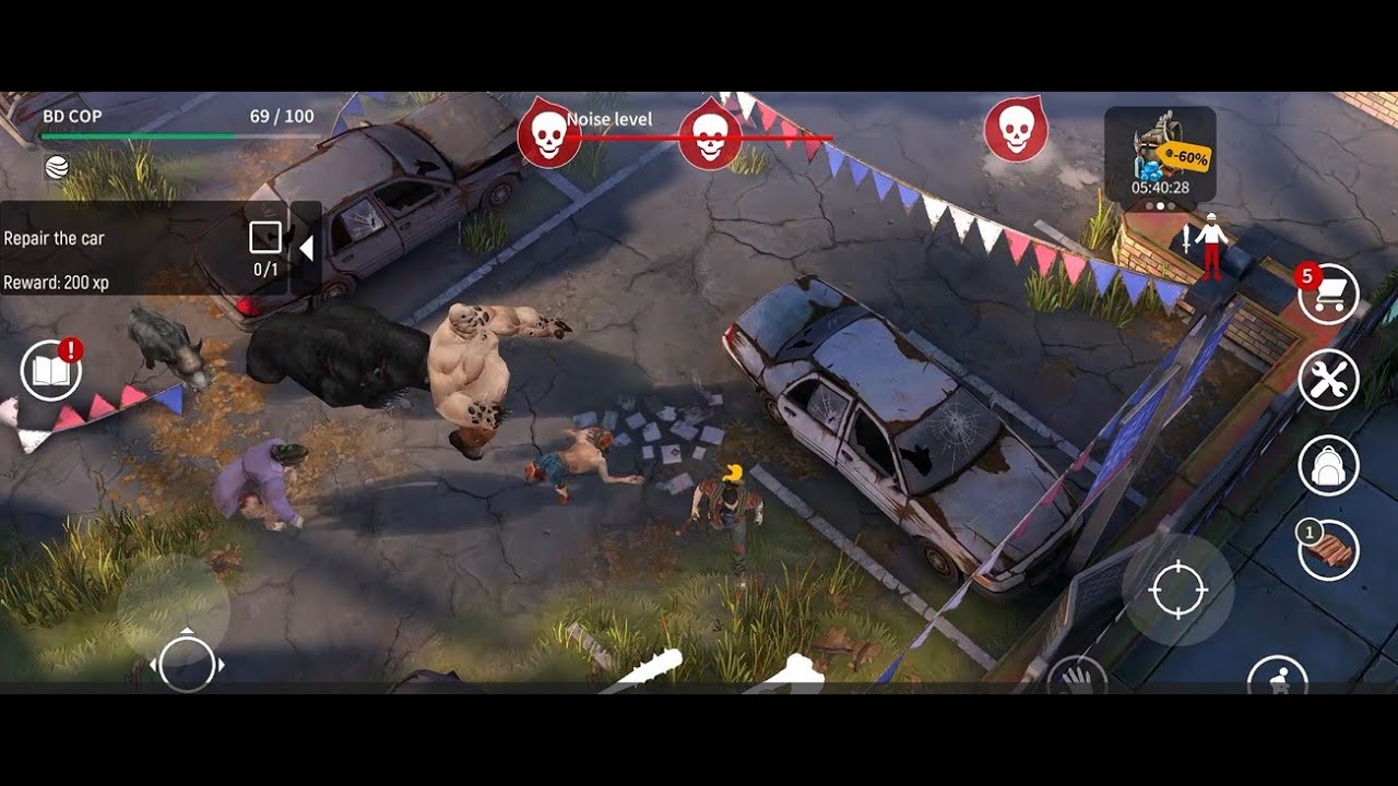 Best Zombie Survival Game Stay Alive Gameplay(BARRY'S CARS') Part