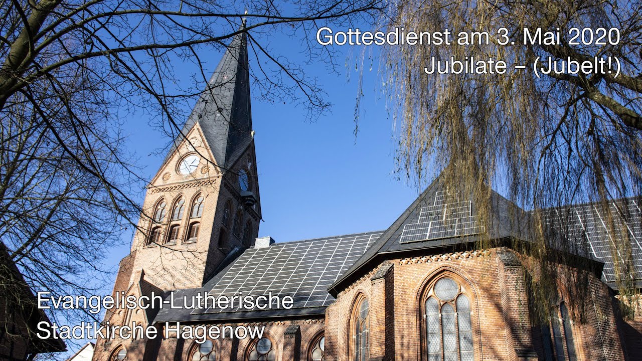 Gottesdienst am Sonntag Jubilate (3. Mai 2020) - YouTube