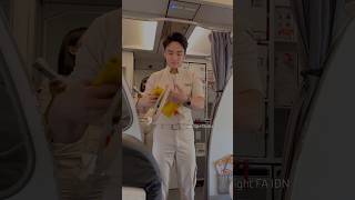 Super Air Jet Flight Attendant Safety Demo #shortvideo