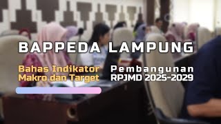 Rapat Pembahasan Penentuan Indikator Makro RPJMD dan Target 2025-2029