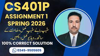 cs401p Assignment 1 Solution Spring 2026 | cs401p assignment 1 spring 2026