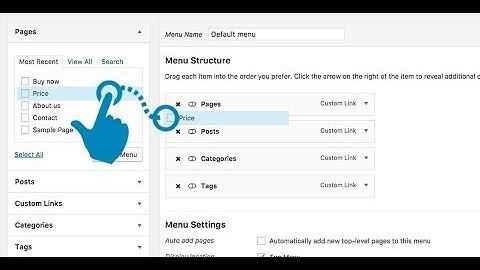 WordPress Easy Menu Editor