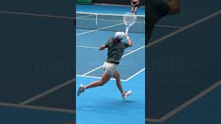 Iga Swiatek Forehand Return of Serve #returnofserve #tennis #forehand #slowmotion #footwork #wta