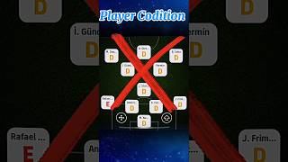 Efootball Players Condition For Any Game