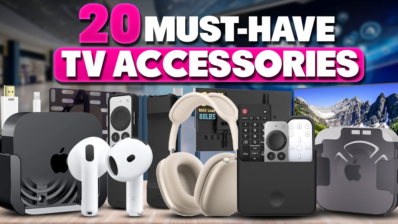 20 необходимых аксессуаров для Apple TV 4K, которые вам понадобятся в 2026 году.