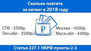 видео Патент для ИП на 2017 год: как оплатить