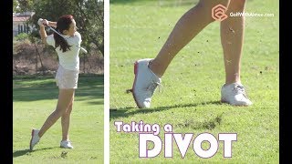 Taking a Divot | Golf with Aimee