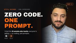 I Tried the AI Website Side Hustle With Zero Coding (Pt.1)