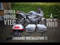 VFR800 VTEC Luggage Installation (A step by step guide video) の動画、YouTube動画。