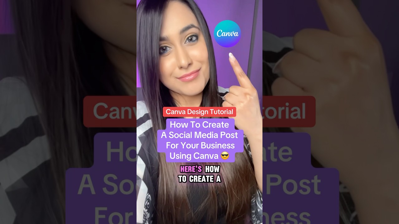Canva Design Tutorial - How To Make A Social Media Graphic For Your Business Using Canva!