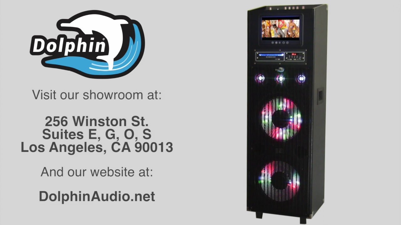 Dolphin SP150BT Karaoke Party Speaker with Bluetooth YouTube