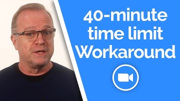 Zoom 40 minute limit workaround | VideoSEOPro