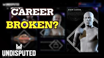New Update Broke Career Mode In Undisputed Boxing