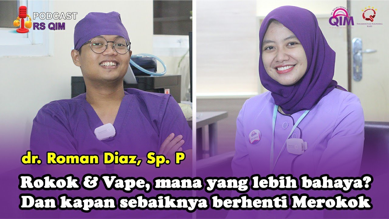 Bincang Sehat #17 Ini kata Dokter Paru tentang bahaya Vape dan Rokok [] dr. Roman Diaz, Sp. P